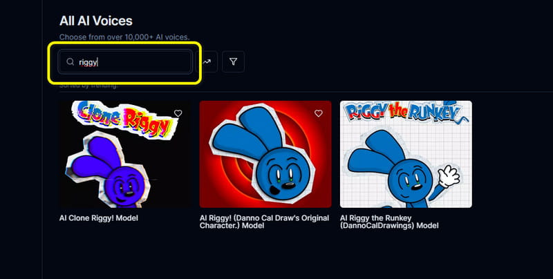 Buscar Riggy ai Voice