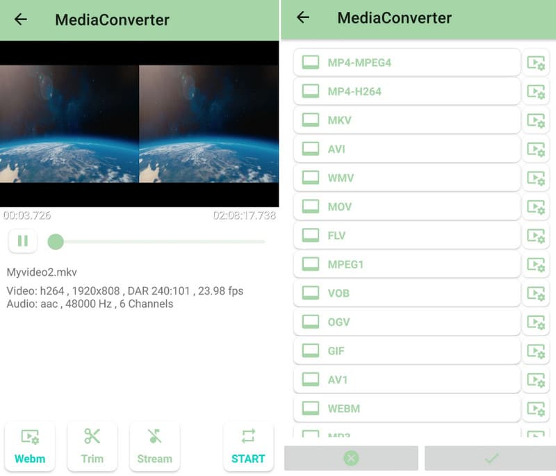 Aplikacja multimedialna Ts Converter