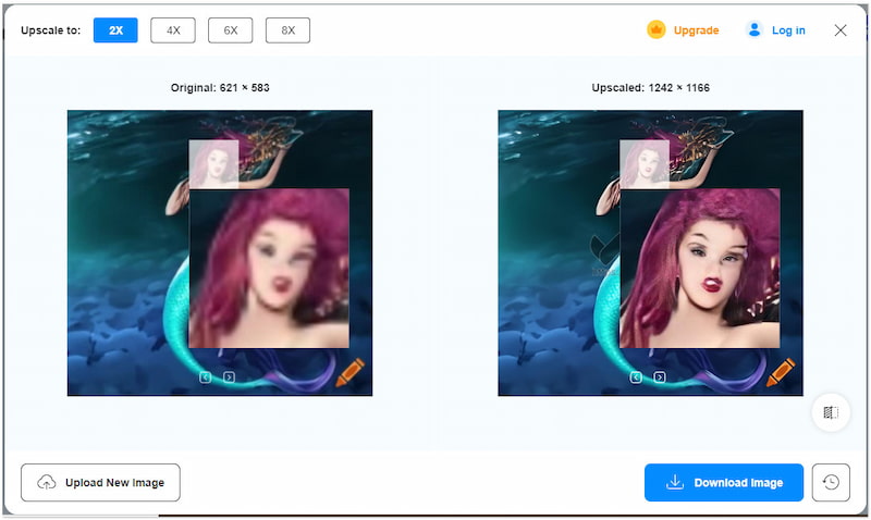 Vidmore Free Image Upscaler ออนไลน์