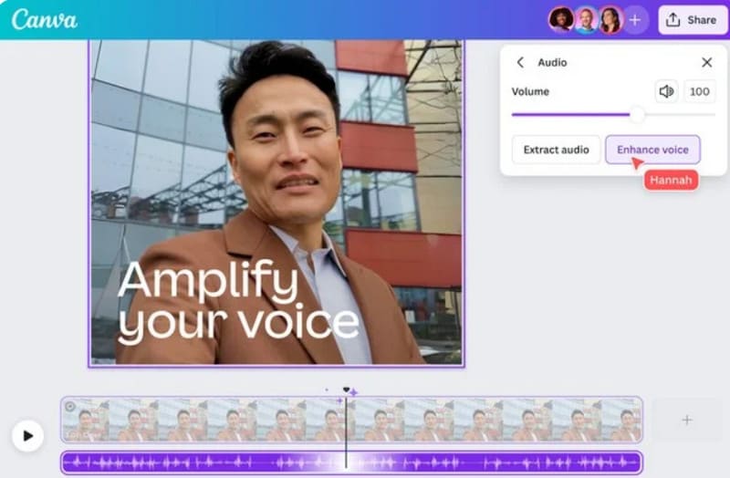 Canva Audio Enhancer