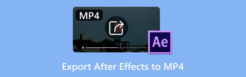 After Effects को Mp4 में निर्यात करें