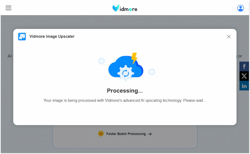 Iniciar processo de upscaling