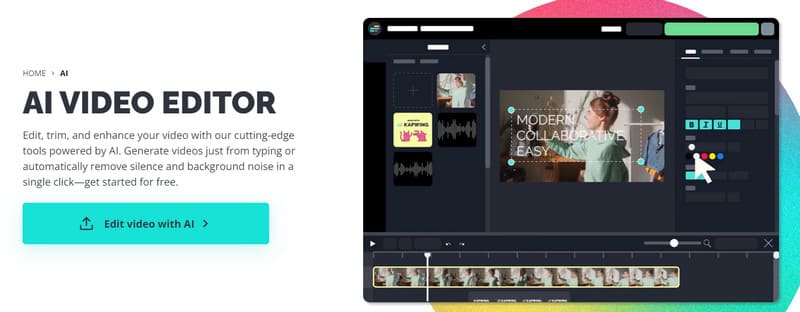 Trình biên tập AI Kapwing