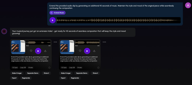 Soundverse AI Müzik Genişletici