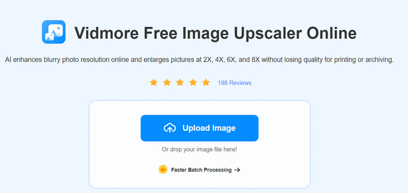 Vidmore Online Upscaler-afbeelding