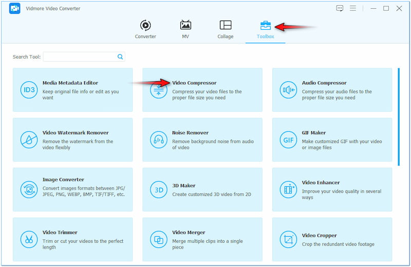비디오 압축기 도구에 액세스