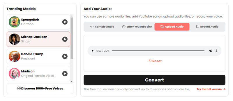 Fineshare Singing Voice Generator