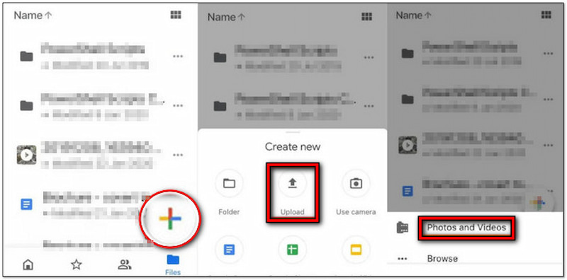 Carica video su Google Drive da iPhone