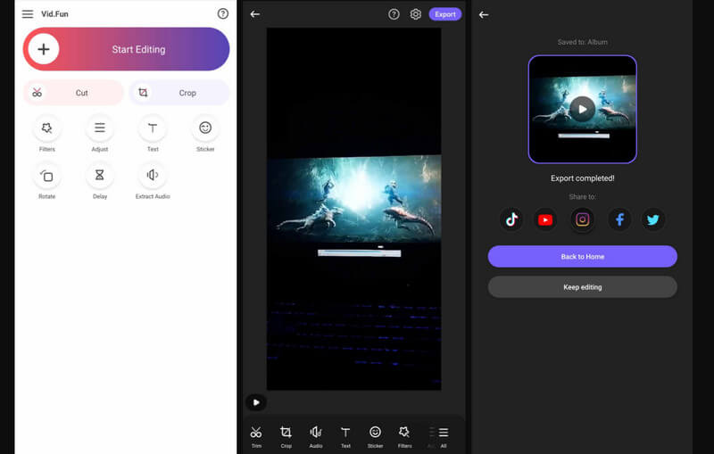 Vidfun Alternatif Terbaik untuk Kinemaster