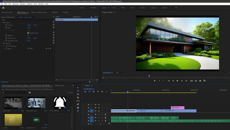 Lightowrks의 대안인 Adobe Premiere Pro