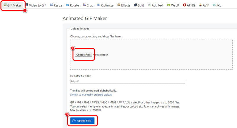 Gif Maker Choose Files Upload Files Ezgif