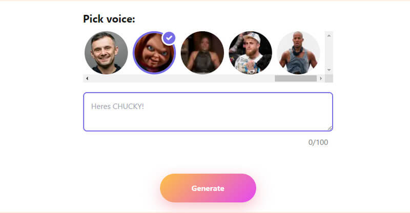 Parrot AI Voice Generator -hahmot