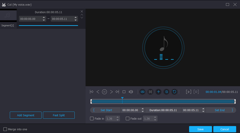 Vidmore Video Converter Editor per voce AI generata