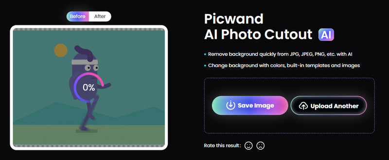 Rimozione sfondo Gif Picwand