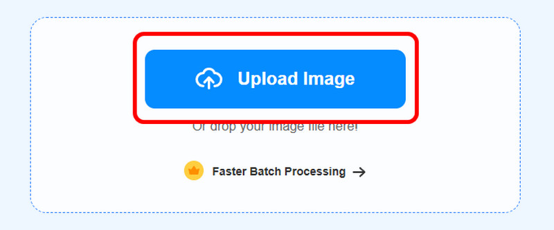 Upload Image Vidmore Upscaler