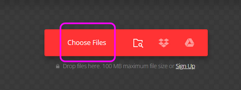 Choose Files Add Mp4 Convertio