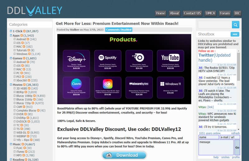 Ddl Valley Download Site