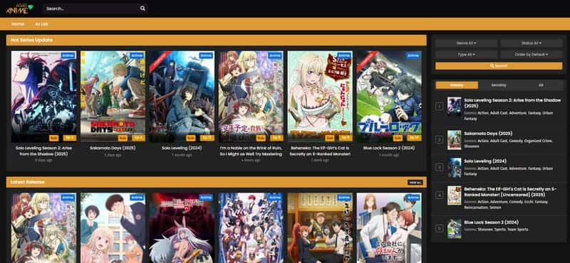 Site de filmes grátis Gogoanime