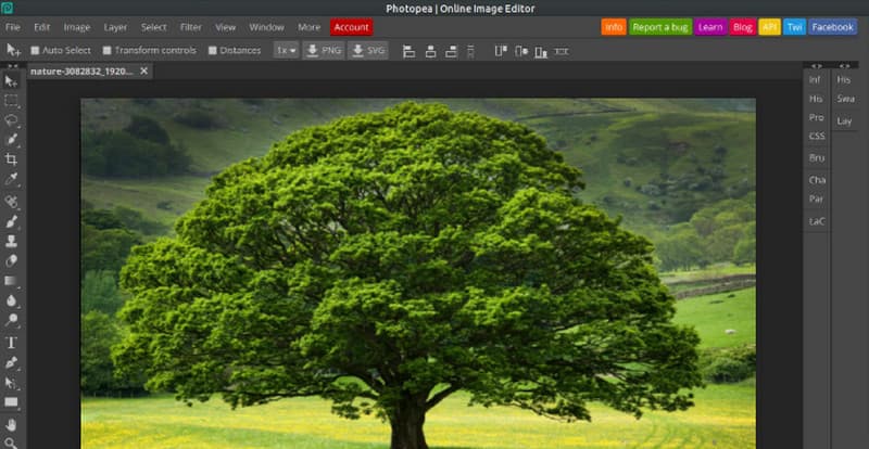 Alternativa a Photopea Photoshop