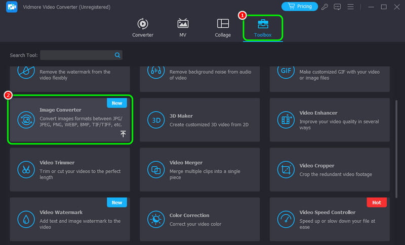 工具箱影像轉換器 Vidmore