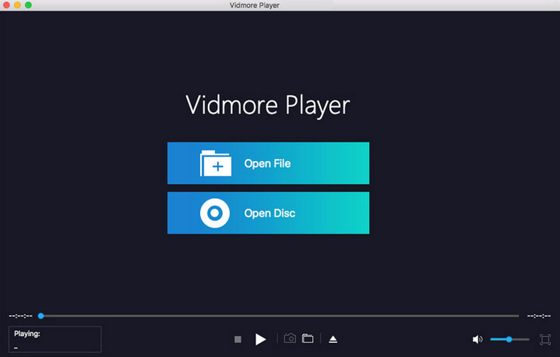 Плеер Vidmore на Mac