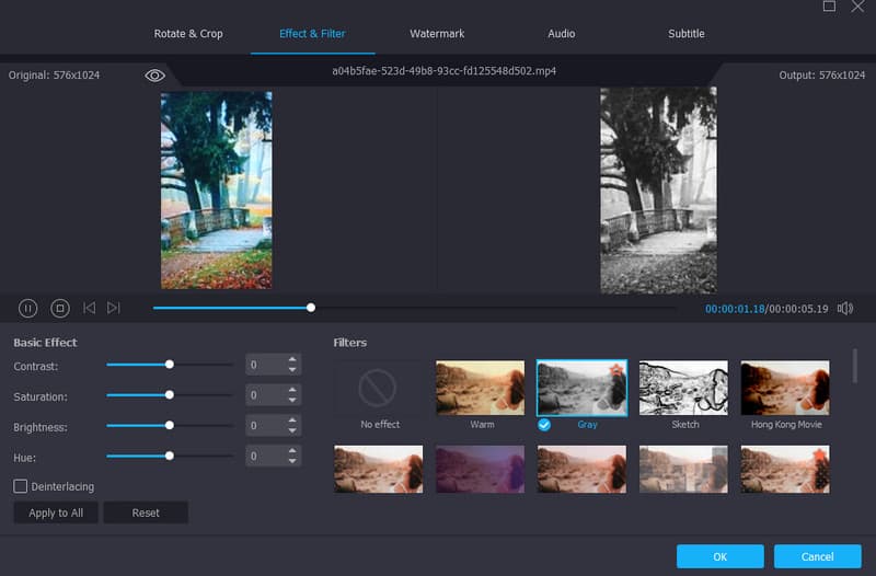 Vidmore Video Editor Rediger video