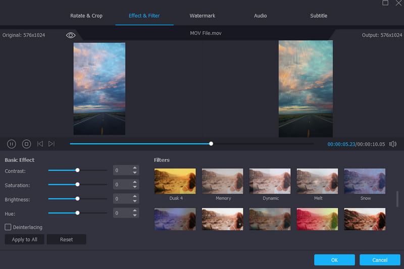 Vidmore Video Editor per immagini e video