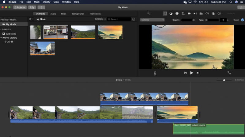 iMovie 影片編輯器