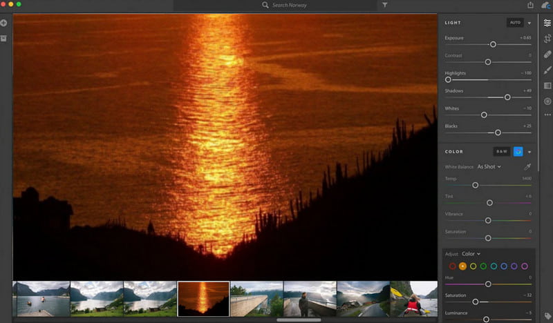 Lightroom Mac 免費照片編輯