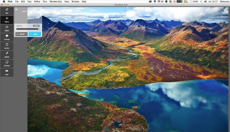 Pixlr gratis fotoredigering för Mac