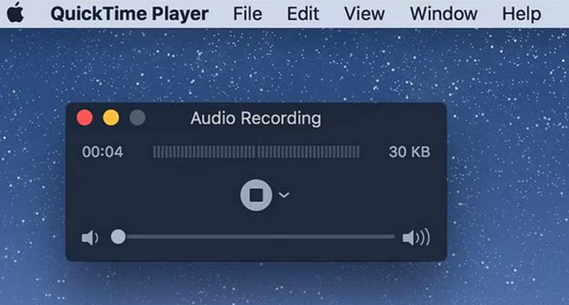 برنامج تشغيل الموسيقى Quicktime Player