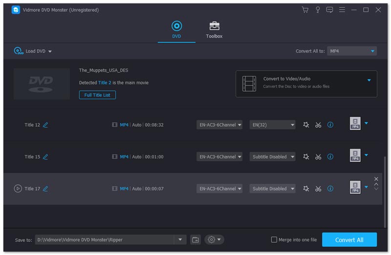 dvd audio extractor output folder