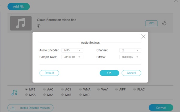 mpr bitrate converter