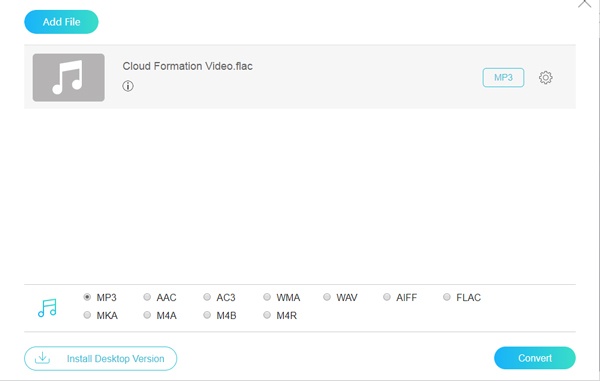 Importer FLAC Audio