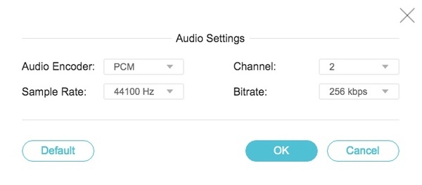 Adjust audio settings