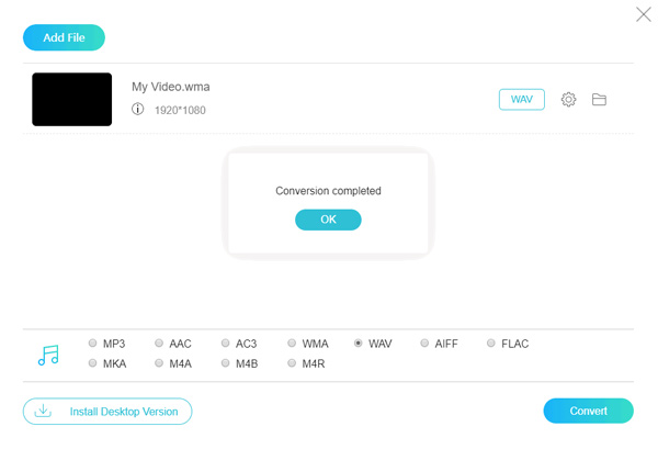 will there be a loss if we convert flac to wav