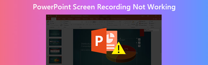 PowerPoint screen recording is not working