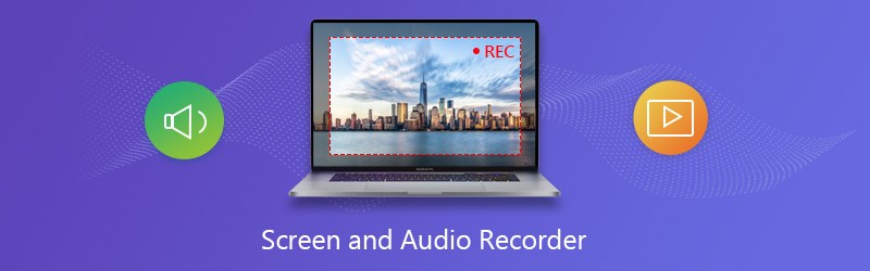 Scherm en audiorecorder