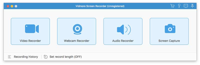 Chạy Vidmore Screen Recorder