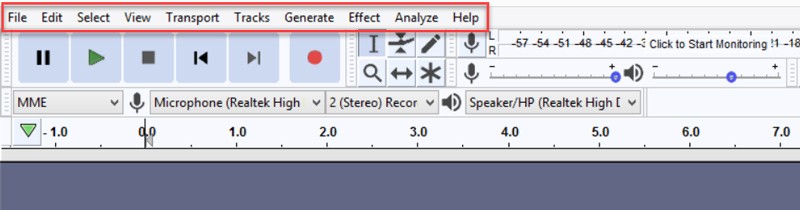 audacity record pc audio