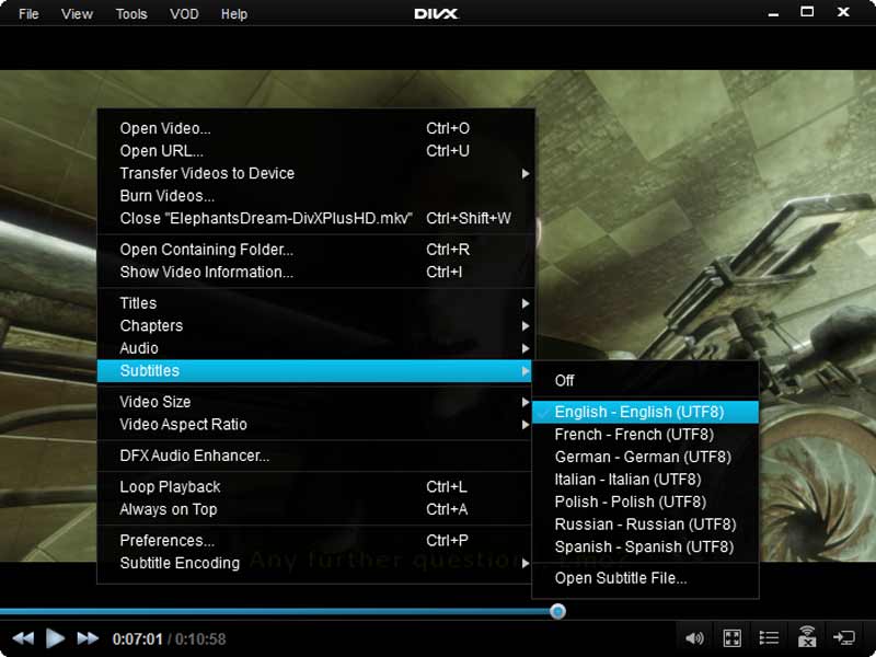 divx vod