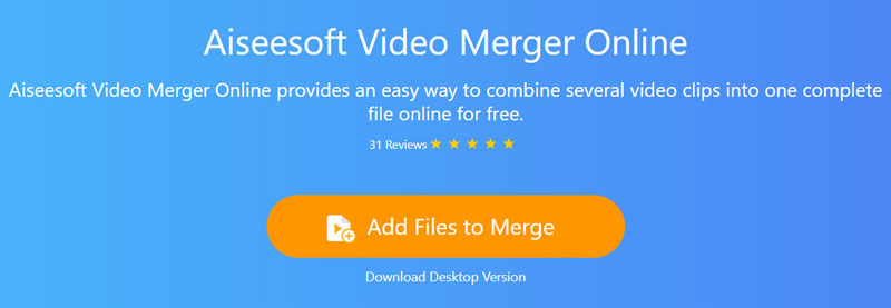 Aiseesoft Penggabungan Video Online Gratis