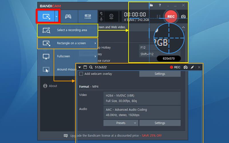 obs studio vs bandicam