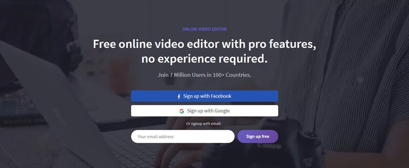 Editor video online di Clipchamp