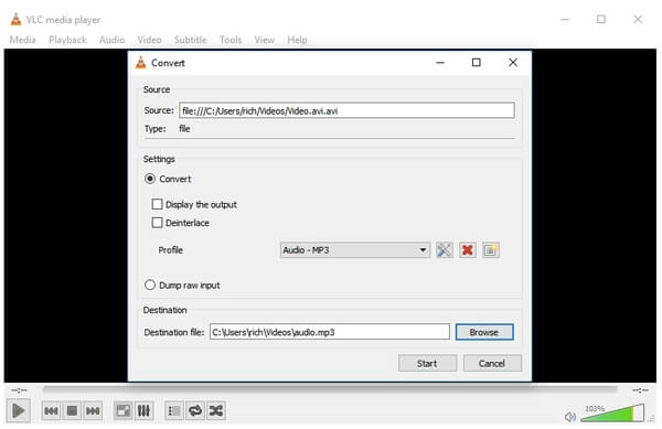 free vlc converter to mp3