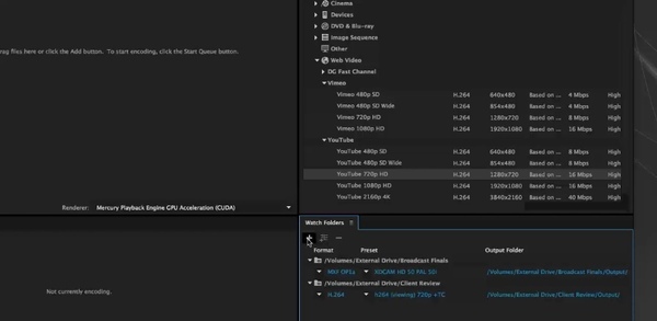 แปลง MXF เป็น MP4 ด้วย Media Encoder