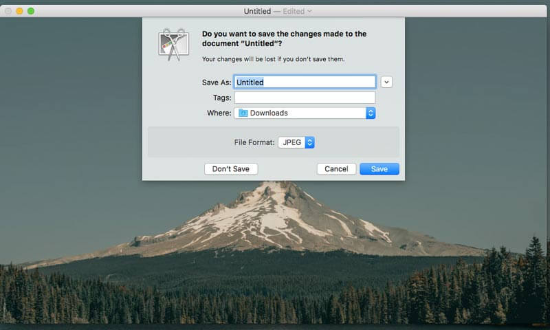 how to crop photo in mac