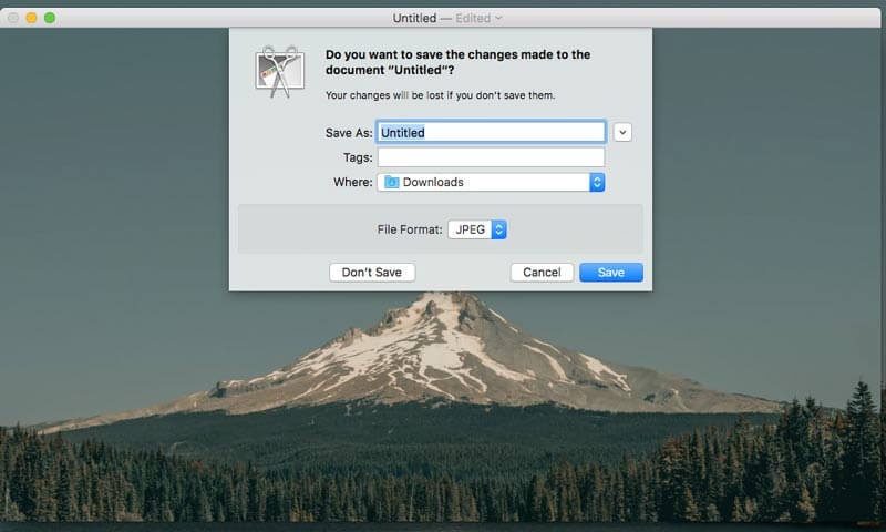 crop picture in preview mac os