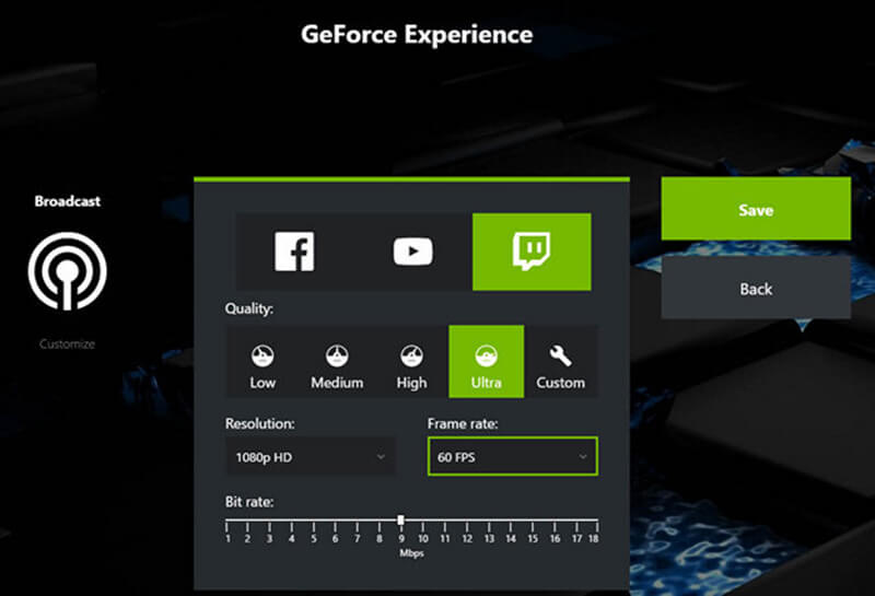 geforce experience desktop capture