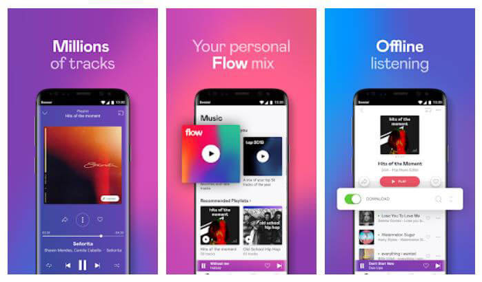 تطبيق Deezer لنظام Android iPhone